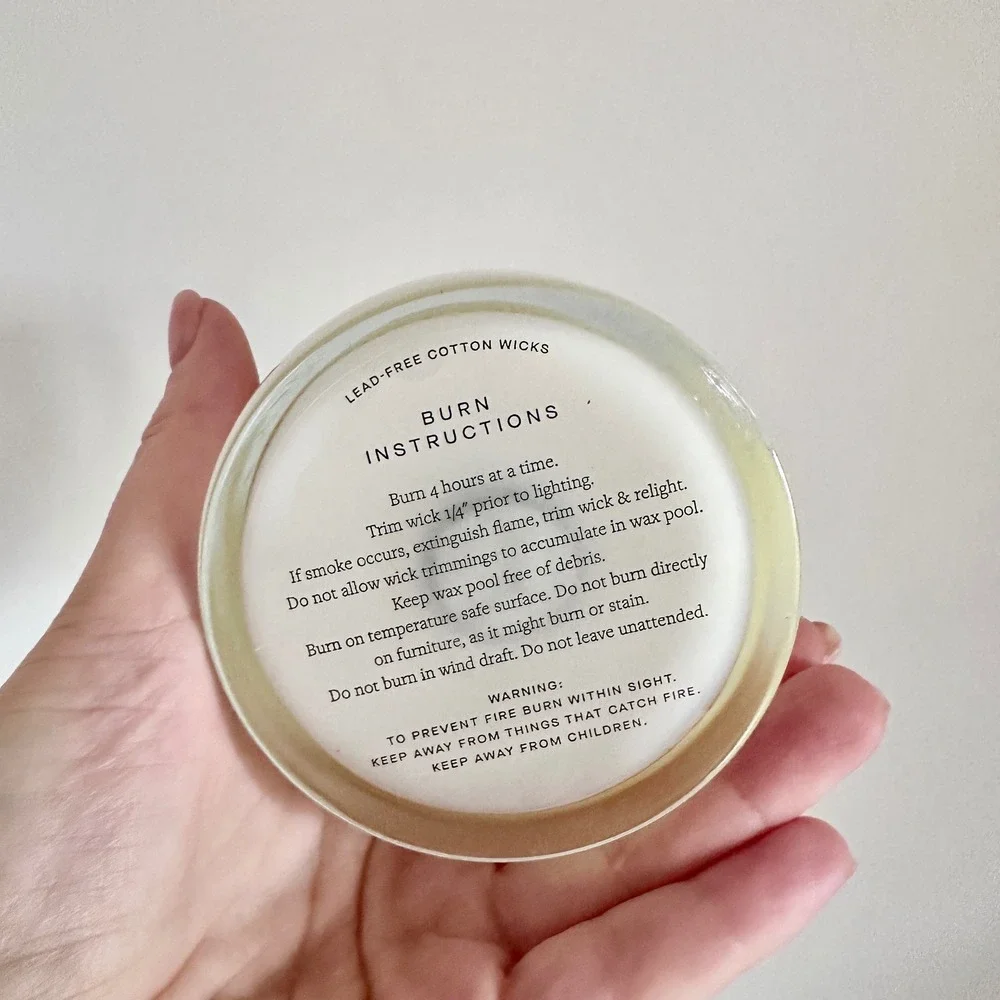 NWT Essentials by Amber Lewis‎ Nunya Candle, Bergamot Jasmine